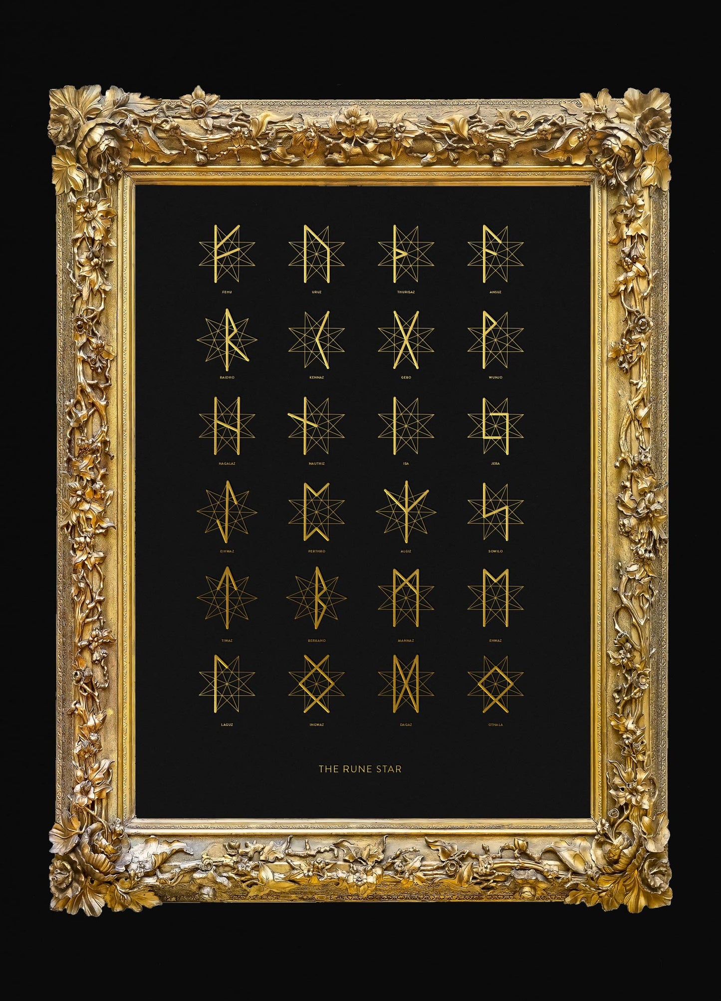 The Rune Star Print