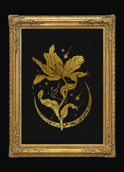 Cosmic Tulip Art Print