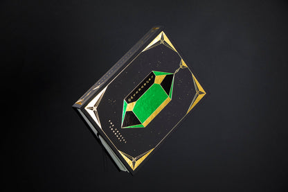 The Crystal Journal hardcover close-up with gold foil
