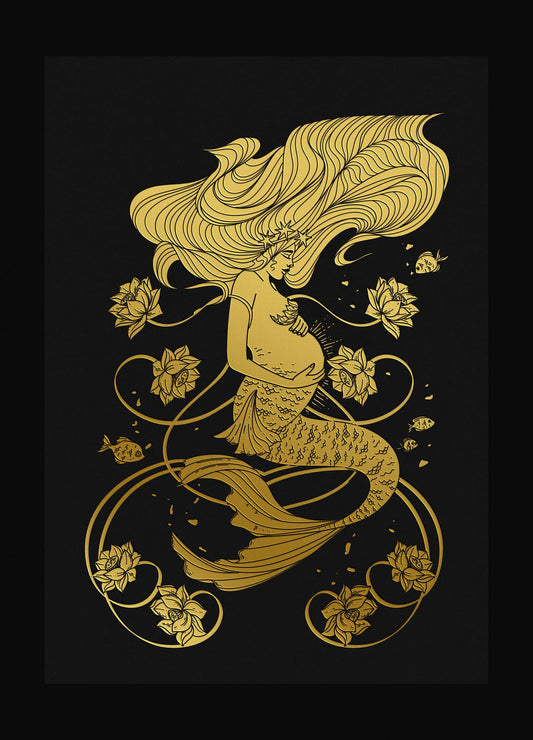 Mermaid Mother Print