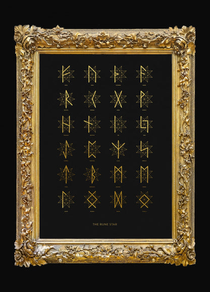 The Rune Star Print