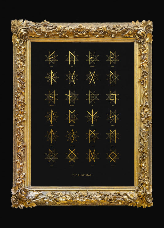 The Rune Star Print