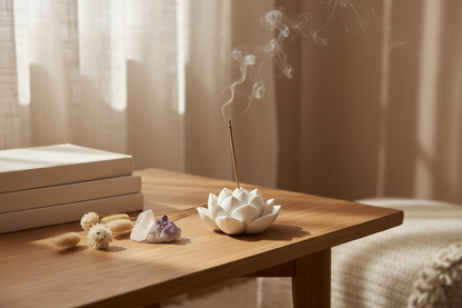 Moonchild Lotus Incense Holder – Hero Image